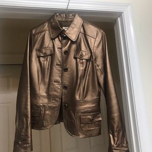 100% real leather jacket